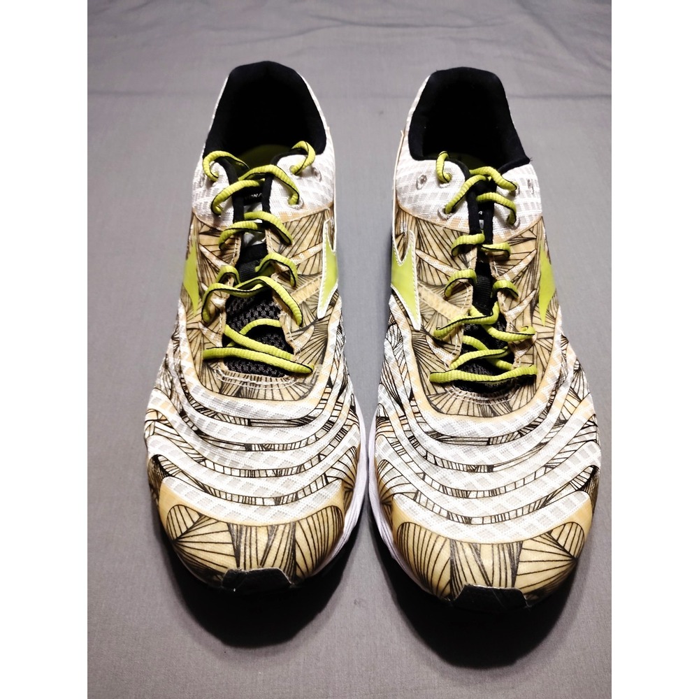 EUC Mizuno Wave Sayonara Running‎ Shoes Men 15 Yellow/Orange Lightweight Trainer